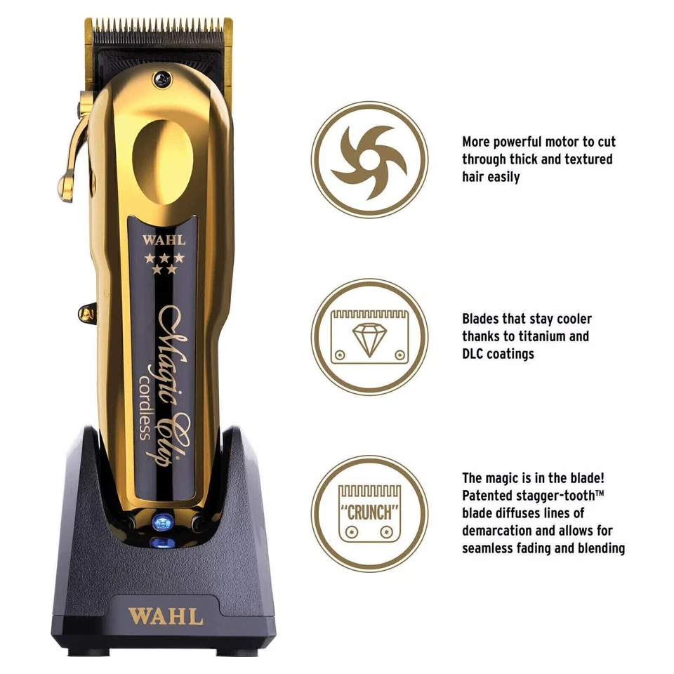 Neu WAHL 5 Star Magic Clip GOLD Haarschneider,Netz / Akku Barber 8148-----700 - Bild 3 von 4