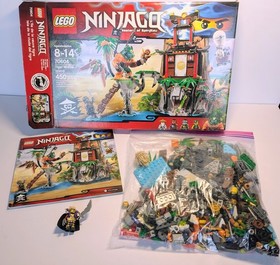 LEGO NINJAGO: Tiger Widow Island (70604) COMPLETE set w/ box & manual RETIRED