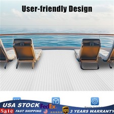 Marine Boat Flooring EVA Foam Faux Teak Decking Sheet Sea Deck Yacht Mat 94.5"