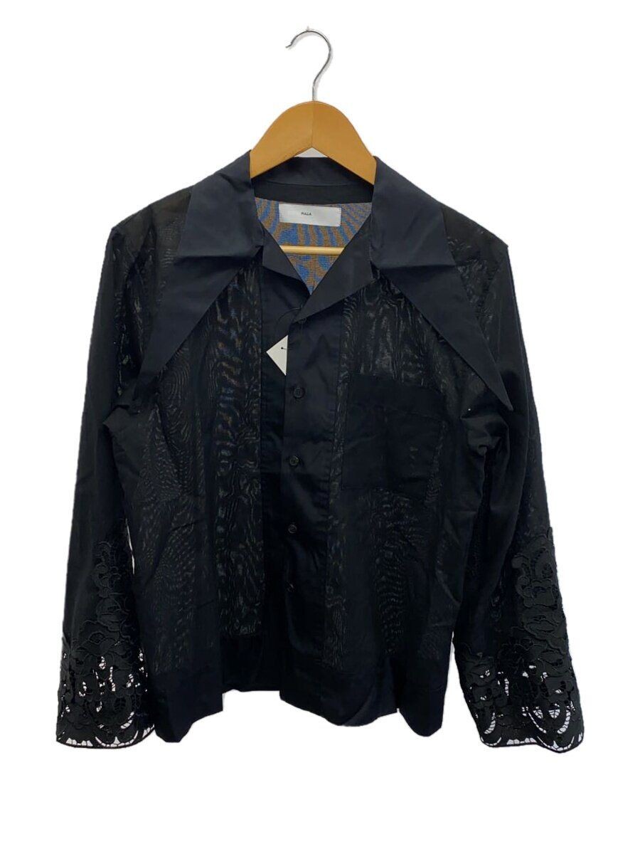 ALTRA TOGA ARCHIVES altri 24SS maglia pizzo camicia manica lunga 38 cotone nero