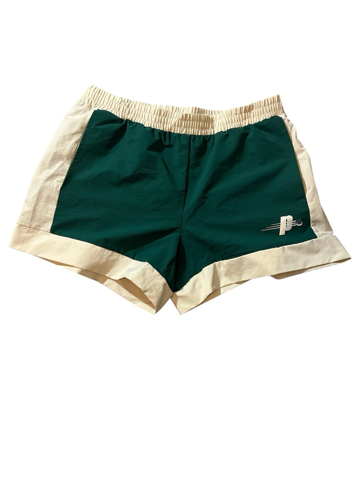 Prince Pickleball Shorts Women's Size Small Woven Mid-Rise Dark Green Athletic