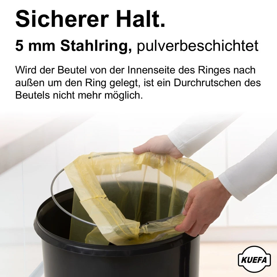 KUEFA VLC 60L Müllsackständer, Mülleimer, Gelber Sack Ständer, Universaltonne - Bild 3 von 4