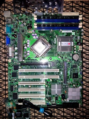 SuperMicro X7SBA REV 1.01 Server Motherboard + CPU Xeon + Ram 4gb Kit