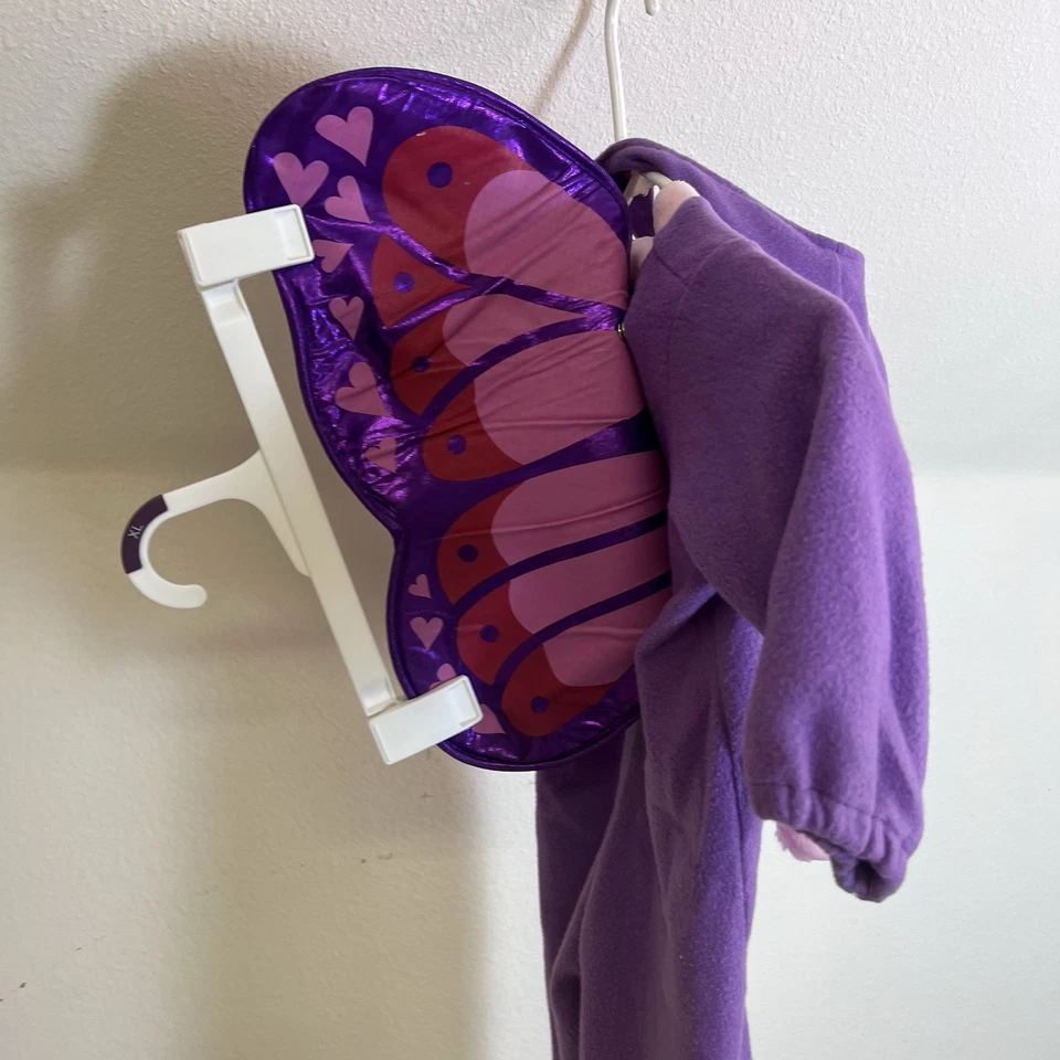 InCharacter Purple Butterfly Costume w/ Wings & Hood Toddler 3T–4T Dragonfly - Image 3 of 4