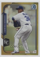 2015 Bowman Chrome Gold Refractor /50 Edinson Volquez #121 6e0