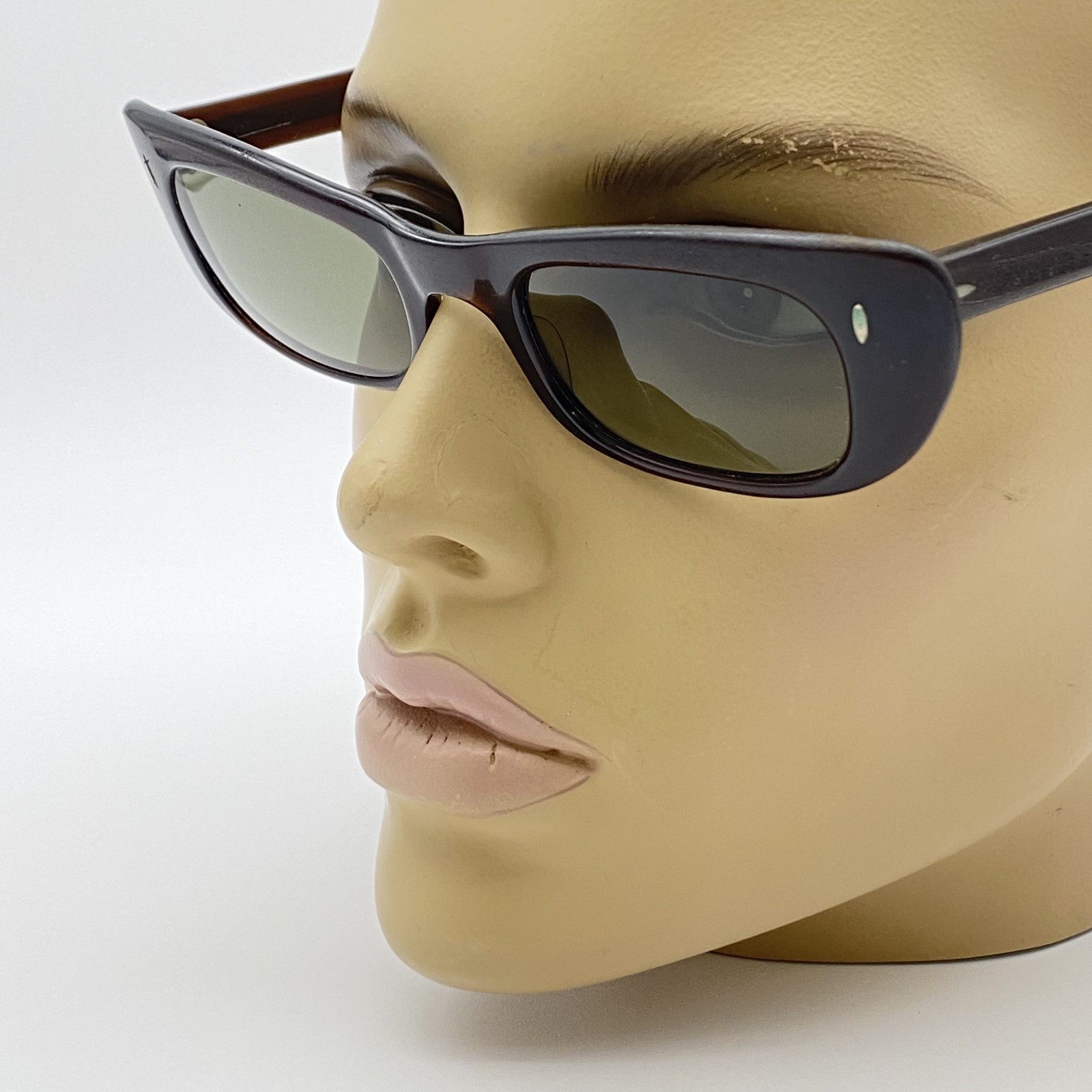 RARE SUNGLASSES DOLOMIT VINTAGE 70-80 DESIGN ITALY SQUARE CAT EYE GLASS