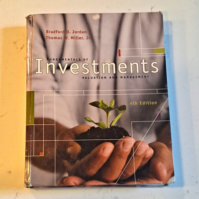 Fundamentals of Investments Valuation & Management 4th Ed Jordan