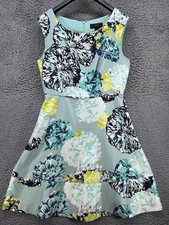 J. Crew 100% Silk Dress Size 6 Floral A-Line Cottagecore Fairy Whimsical Garden