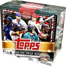 2021 HOLIDAY Baseball Trading Card MEGA Box