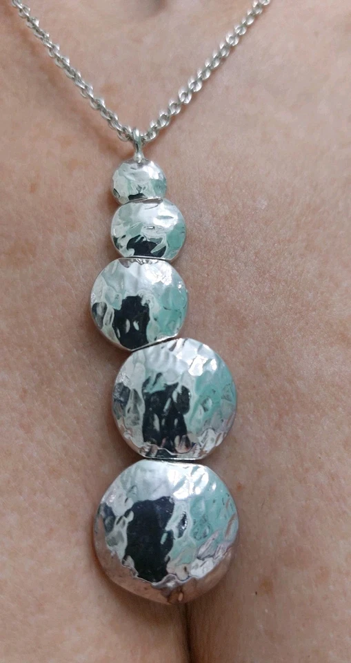 Catenina  donna Con Ciondolo In argento Rodiato - Immagine 2 di 2