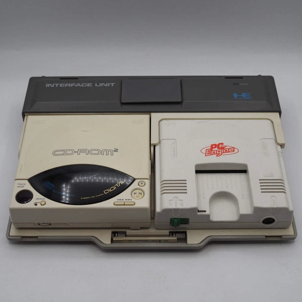 NEC PC Engine INTERFACE UNIT IFU-30 CD-ROM² PC Engine W/SYSTEM CARD Tested - Image 2 of 4