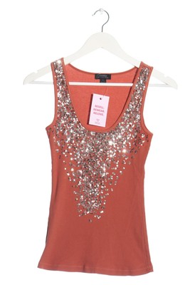 EXPRESS Tanktop Damen Gr. DE 38 rot Casual-Look