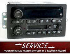 Reman & Aux Mod SERVICE for 2003-2005 Chevy GMC Truck Radio AM FM CD Cassette
