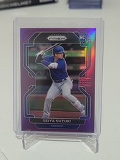 2022 Panini Prizm - Seiya Suzuki #46 Purple Prizm (RC)