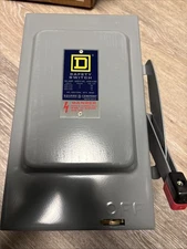 Square D HU-361 Heavy Duty Safety Switch 30 Amp 600 Vac
