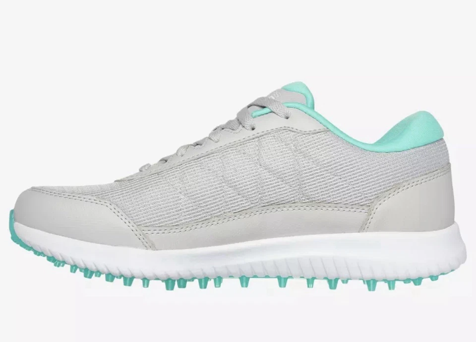 Skechers NWOB Go Golf Max Fairway 4 Golf Shoes Gray/Turquoise Women’s Size 8 - Image 2 of 4