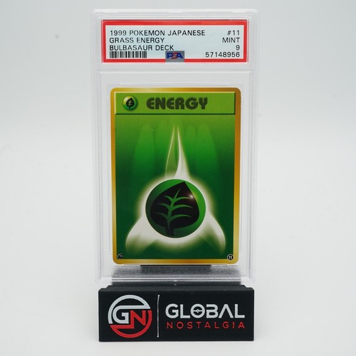 Grass Energy #11 Bulbasaur deck 1999 Japanese Pokemon PSA 9