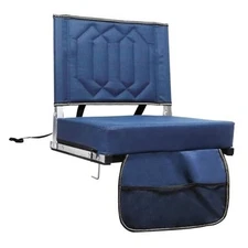 Stadium Seats for Bleachers with Back Support, Bleacher Seats with 1 Pack Blue
