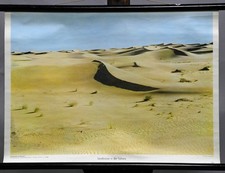 Sand Desert in the Sahara Africa Vintage Mural Photo Poster Rollable Wall Chart