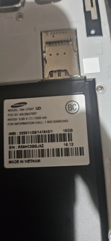 As-is Phone Only Samsung Galaxy J7 Neo SM-J700T - Image 4 of 4