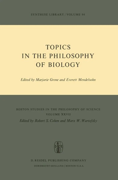 Marjorie Grene (U. A.) | Topics in the Philosophy Of Biology | Taschenbuch-image