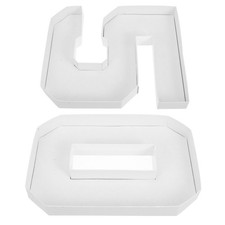 2 Pcs Cardboard Number Boxes for Sweets Candy Fillable Trays Birthday Party