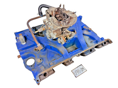 1966 Ford Galaxy 390 FE 2bbl Intake Manifold C6AE-9425-F Carburetor C60F U3B-29