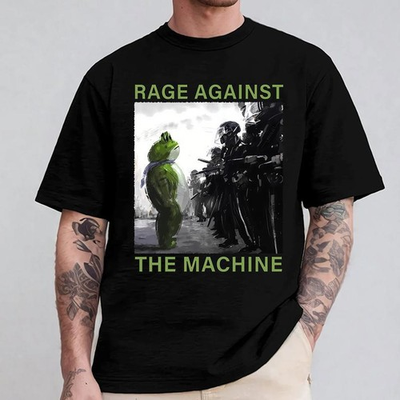 #ad Portland Frog Anti ICE Abolish ICEquot; Graphic T Shirt Men#x27;s Women#x27;s Crewneck Tee $8.59