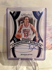 JOAKIM NOAH 2024-25 PANINI FLAWLESS LEGENDARY SCRIPTS BLUE AUTO /8 BULLS