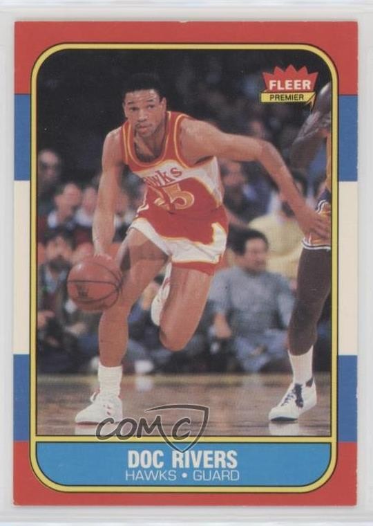 1986-87 Fleer Doc Rivers #91 0mm3