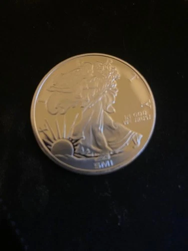 1 oz. Silver Bullion Round - Walking Liberty Dollar Design .999 Fine