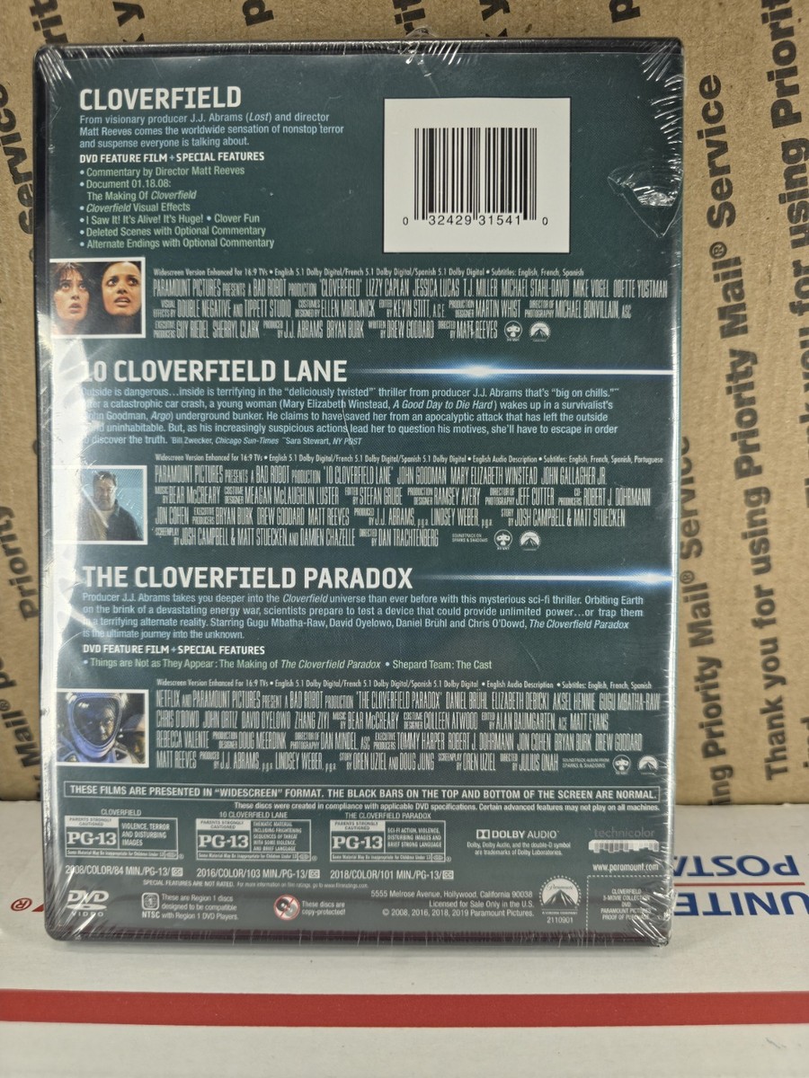 The Cloverfield 3-Movie Collection (DVD) for sale online | eBay