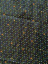 Joann Fabric 100 Cotton Halloween Dot Fabric BTY