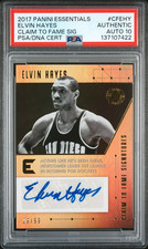 x 2017 Panini Essentials Elvin Hayes AUTO AUTOGRAPH /99, PSA AUTH & 10, POP 1