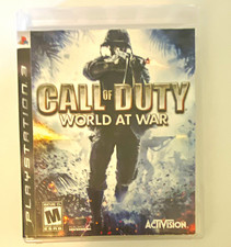 Activision Call of Duty: World at War PS3 Shooter Game w/ Case, Multiplayer