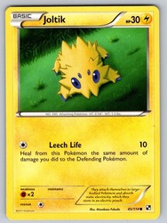 Joltik 45/114 Black & White Common