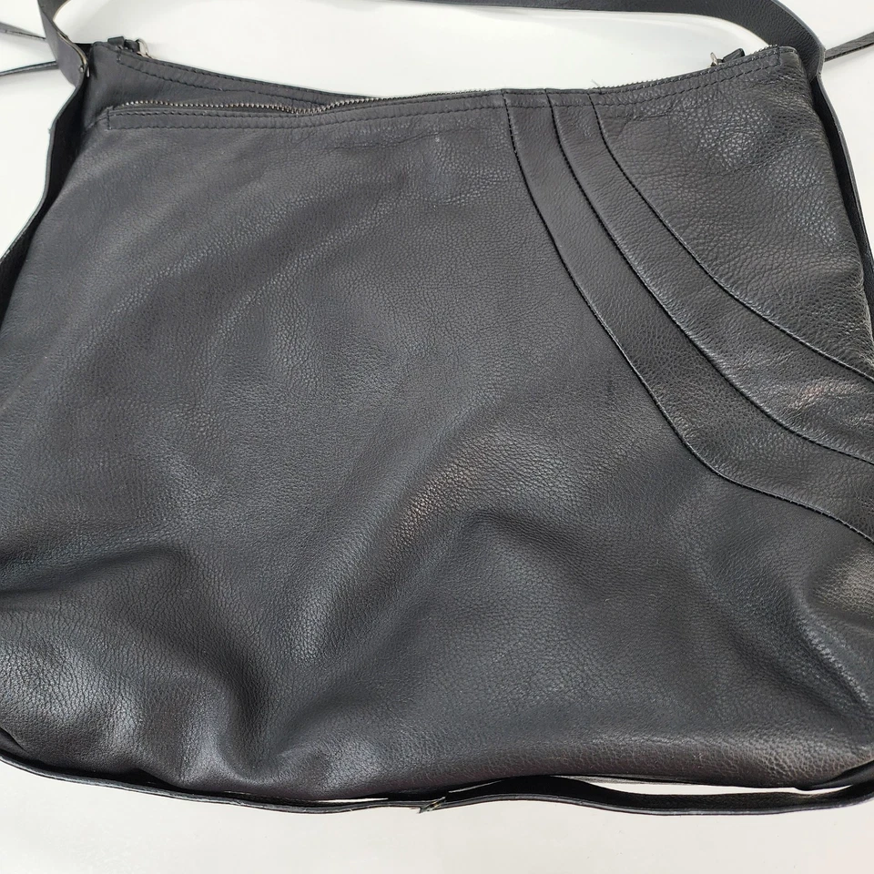 Kooba Purse Hobo Tote Black Leather Shoulder Bag Single Strap Handbag VERY LARGE - Image 3 of 4