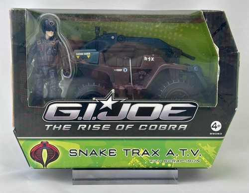 SNAKE TRAX A.T.V. CON CHATARRA DE HIERRO GI JOE THE RISE OF COBRA 2008 HASBRO... - Imagen 2 de 8