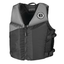 Mustang Young Adult REV Foam Vest - Grey/Light Grey/Fluorescent Yellow - Univers