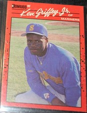 1990 Donruss  Ken Griffey Jr #365 Multiple Errors No (.) after INC *LOOK*