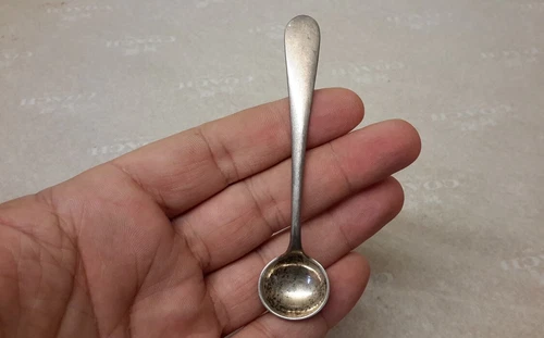 Vintage S Kirk & Son Sterling Silver 925 Master Salt Spoon. 3 3/4"