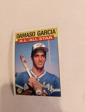 DAMASO GARCIA 1986 TOPPS A.L. ALL STAR #713 FREE SHIPPING 