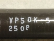 Honeywell Clarostat Resistor 5 ohm ohms 50 watt watts VP50K5 VP50K-5 NOS New