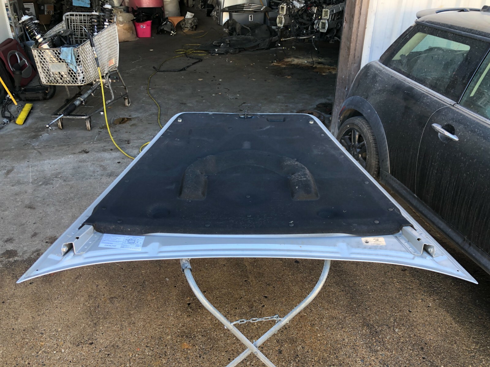 2007 Maserati Quattroporte M139 BONNET PANEL HOOD Silver OEM