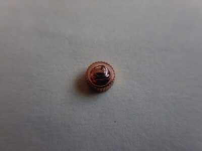 KRONE AUFZUG OMEGA DORÉ ROSEGOLD CROWN DIAM. 3mm SCHAFT 0,9mm EP 2,3