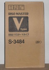 Riso S-3484 Master A3 Risograph V-type confezione da 2 pezzi per V 8000 RN RP IMBALLO ORIGINALE B