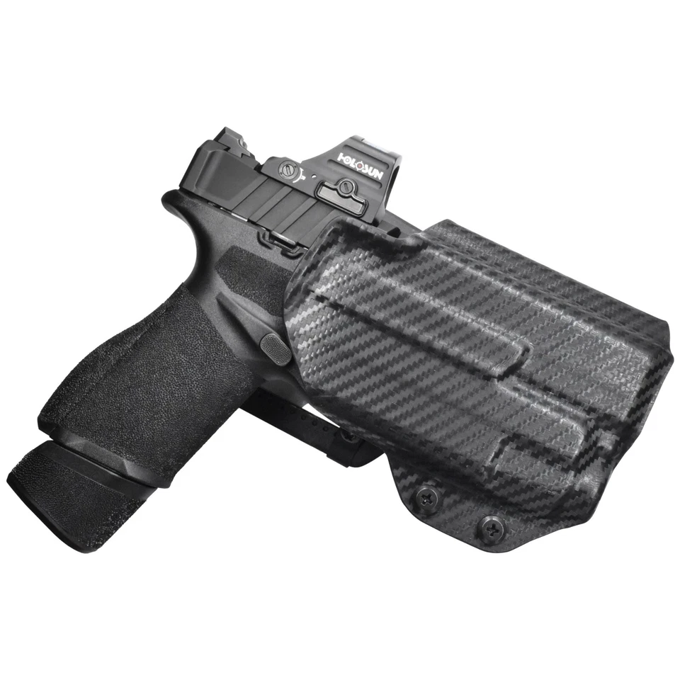 Funda de bucle de cinturón de desmontaje rápido OWB se adapta a Springfield Echelon 4.0C con TLR-7 X Foto 2 de 4