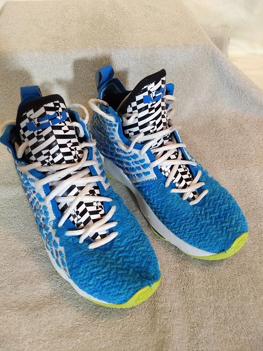 Nike Kids Lebron 17 Sprite Blue Basketball Shoes (BQ5594-434