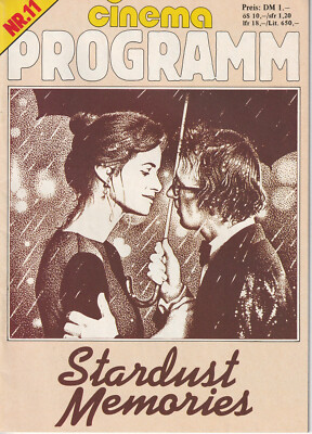 Cinema Programm  Heft Nr. 11  Stardust Memories