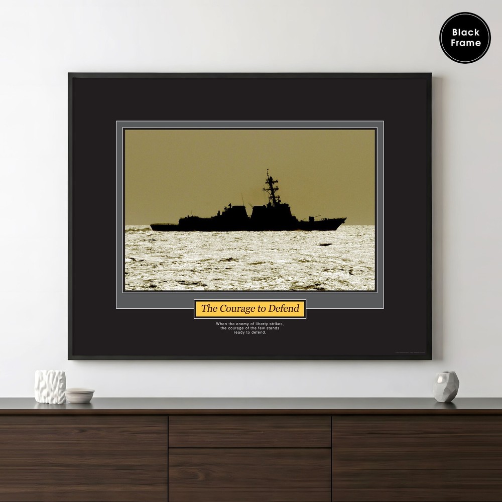 Courage to Defend Motivational Wall Art for Inspiration and Strength